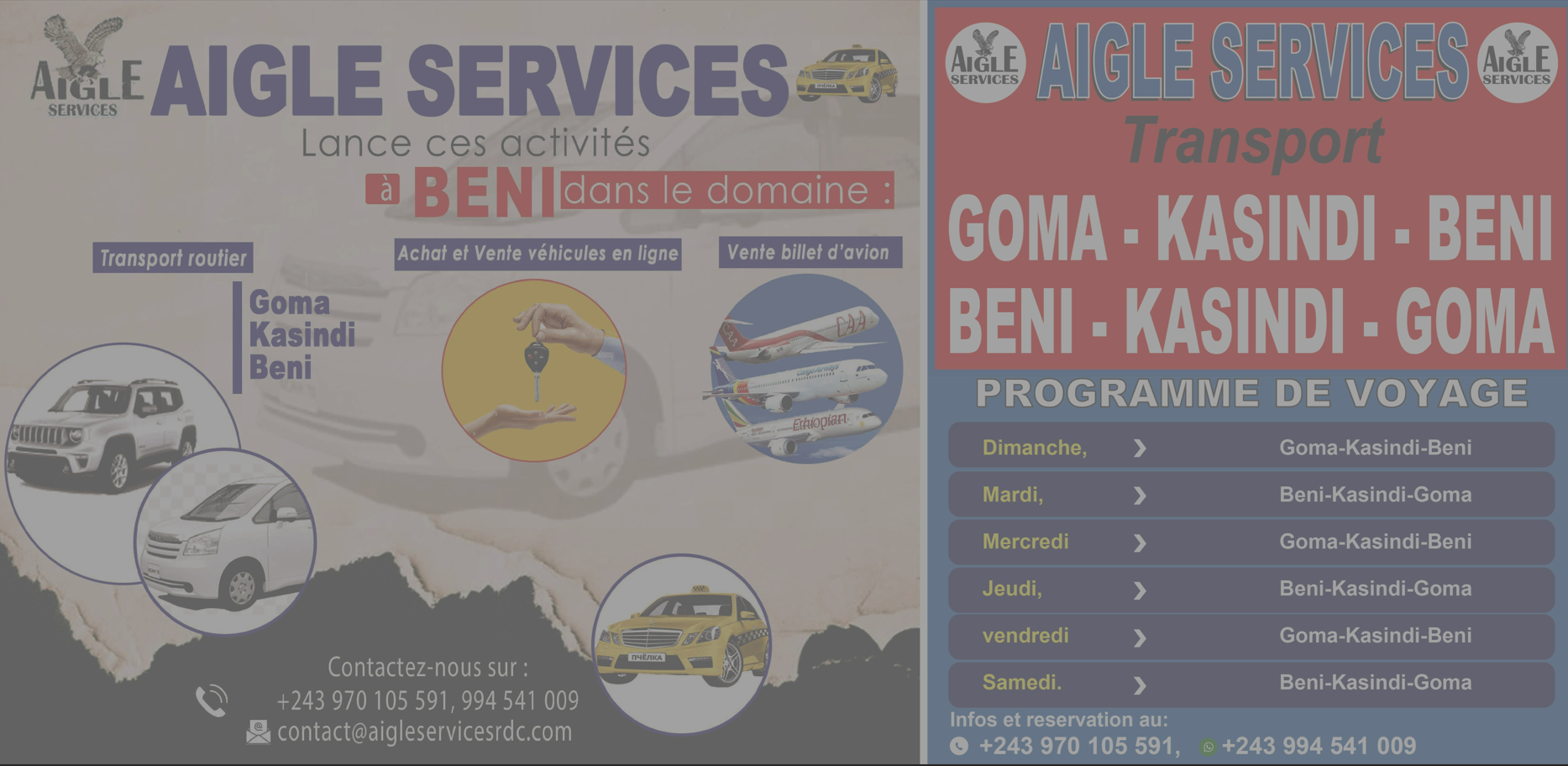 Couverture de Aigle Services lance son nouveau service de transport routier !